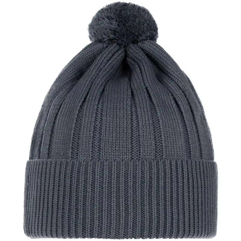 Шапка Knit Beat, серая (графит)