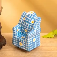 Мебель для кукол &laquo;Кресло с ромашками&raquo;, 8.5&times;5.5&times;4.5 см, дерево