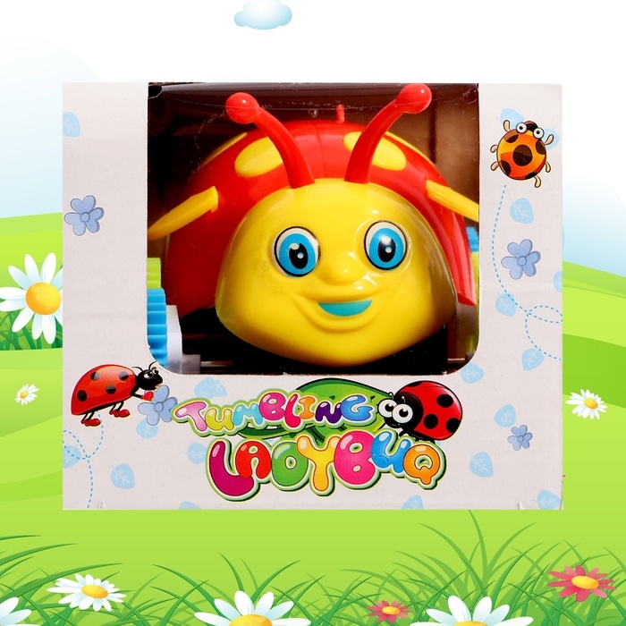 Машина-перевертыш «Божья коровка», работает от батареек, цвета МИКС Машина-перевертыш «Божья коровка», работает от батареек, цвета МИКС