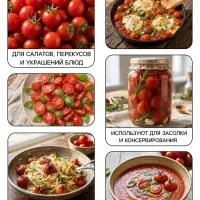 Семена Томат комнатный &laquo;Минибел&raquo;, 0.1 г, &laquo;Рецепты дедушки Никиты&raquo;