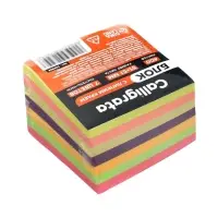 Блок с липким краем, 51&times;51 мм, 400 листов, пастель/флуоресцентный, 7 цветов