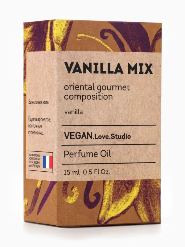 Парфюмерное масло женское VEGAN.Love.Studio Vanilla Mix, 15 мл (по мотивам Vanilla Blend (Zielinski & Rozen)