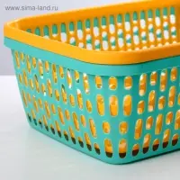 Корзина для хранения, 35&times;25&times;12 см, МИКС
