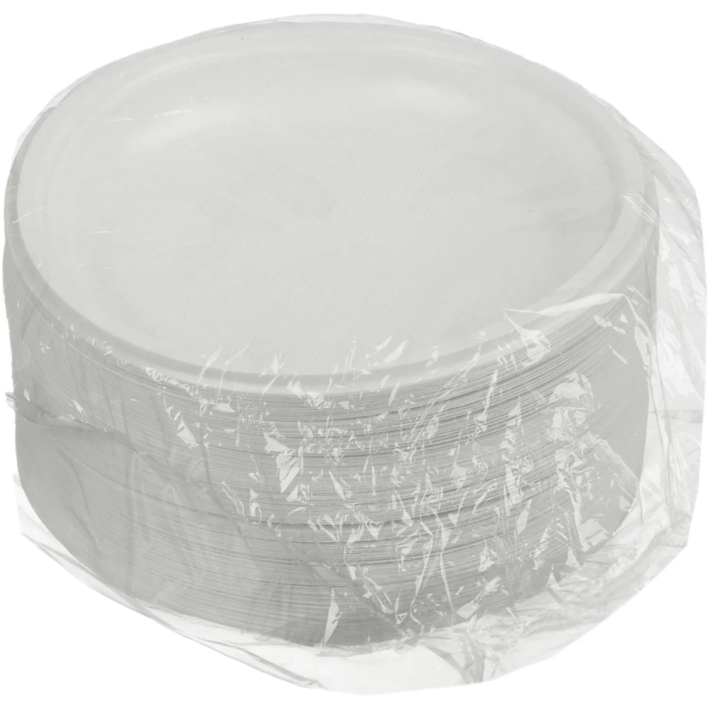 Тарелка одноразовая d 165мм, десертная, белая, ПП, 100шт/уп