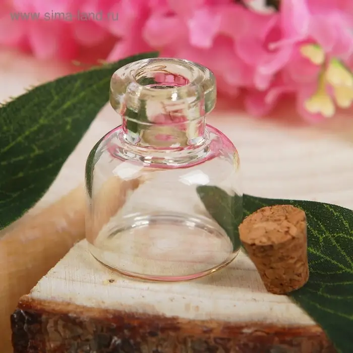 Основа для творчества и декорирования «Бутылочка», с пробкой, 3 мл Основа для творчества и декорирования «Бутылочка», с пробкой, 3 мл