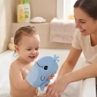 Детская мочалка для купания &laquo;Китенок&raquo;, махра, &laquo;Крошка Я&raquo;