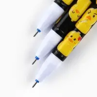 Ручка пиши стирай синяя паста 0,5 мм с колпачком «Утя»