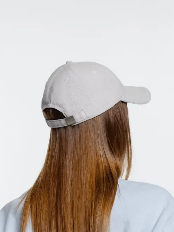 Бейсболка Spiker, серая с белым