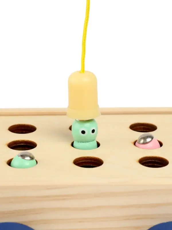 Развивающая игра 3в1 &laquo;Паровозик&raquo;, рыбалка, каталка, сортер, 35&times;11&times;10 см