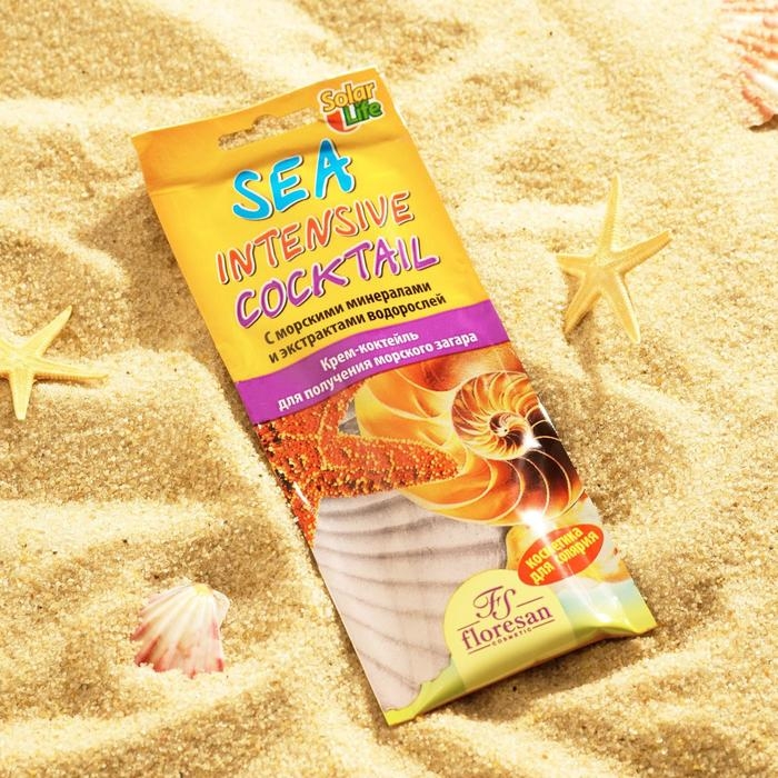 Крем-коктейль для получения морского загара Floresan Solar Life, 15 мл Крем-коктейль для получения морского загара Floresan Solar Life, 15 мл
