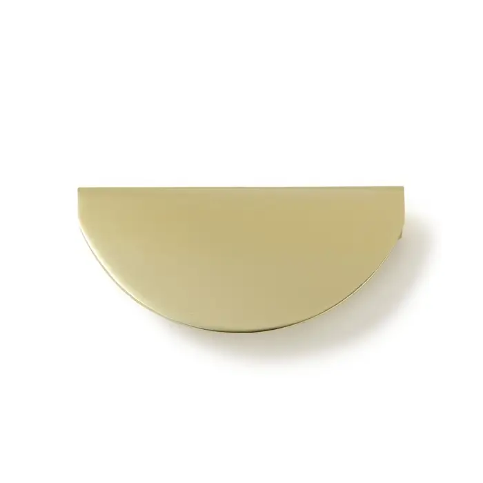 Ручка-скоба CAPPIO H002GP полукруглая, алюминий, L=78 мм, м/о 64 мм, цвет золото