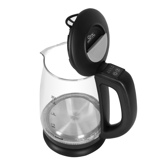 Чайник электрический RED Solution SkyKettle RK-G212S, стекло, 1.7 л, 2200 Вт, чёрный Чайник электрический RED Solution SkyKettle RK-G212S, стекло, 1.7 л, 2200 Вт, чёрный