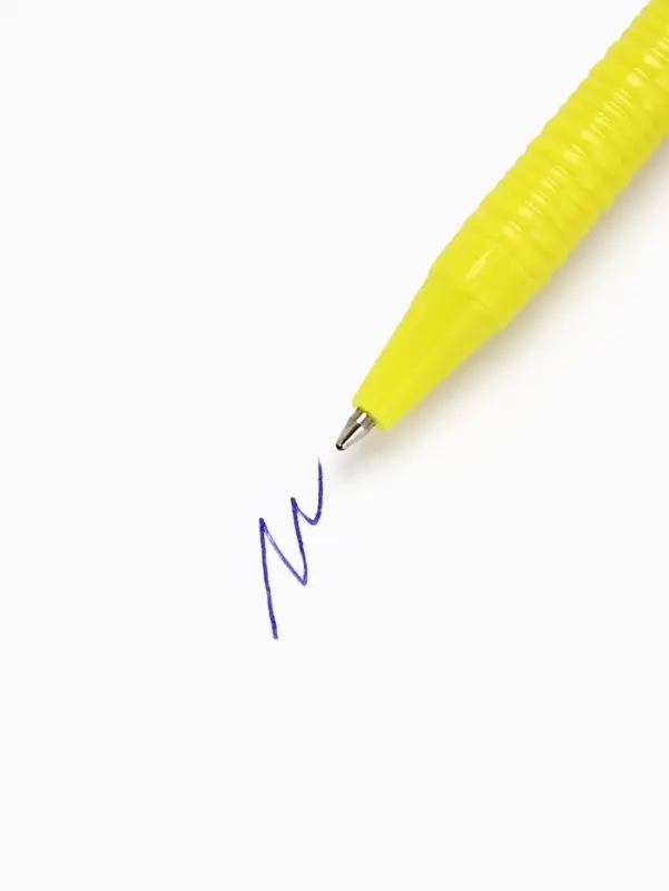 Ручка шариковая синяя паста 0.5 мм ArtFox Study тренажер для письма