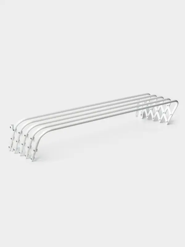 Сушилка для белья настенная, 90 см, белая