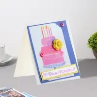 Мини-открытка «С Днём Рождения!», 9.5×8 см