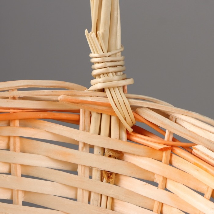 Корзина плетеная, 40х28х17х13х43 см, лоза Корзина плетеная, 40х28х17х13х43 см, лоза