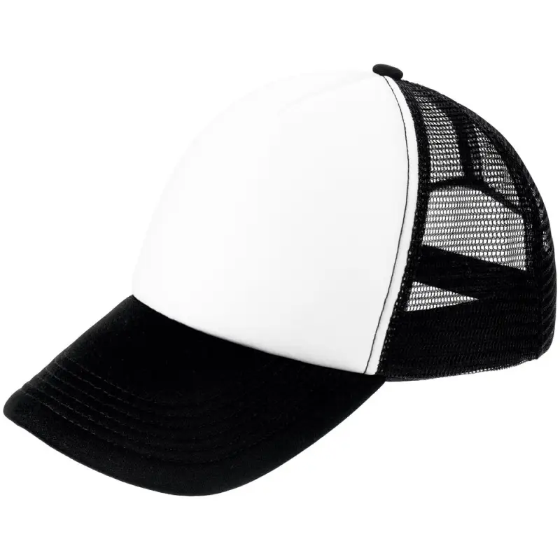 Бейсболка Sunbreaker, черная с белым Бейсболка Sunbreaker, черная с белым