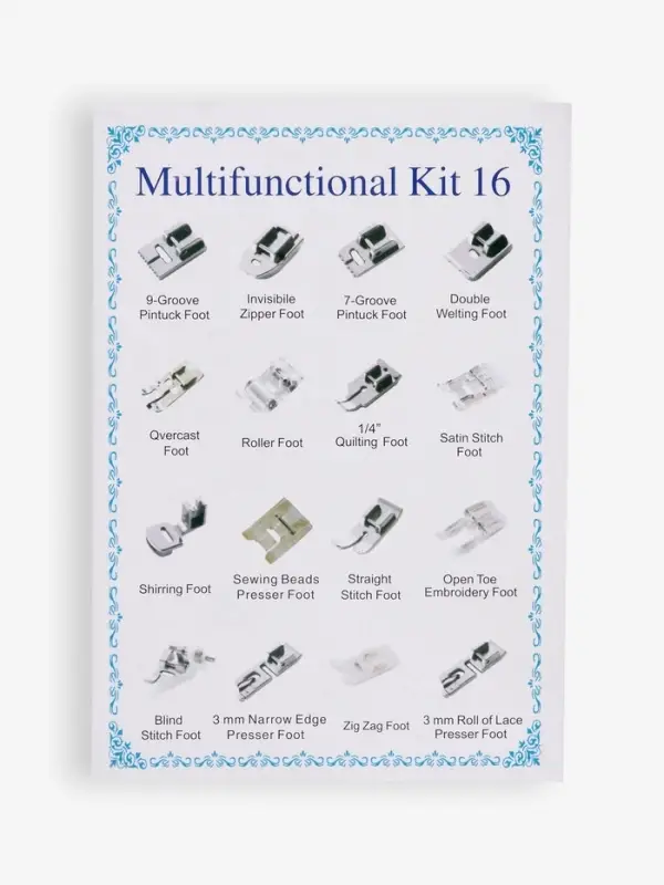 Набор лапок для швейной машины, 16 шт.