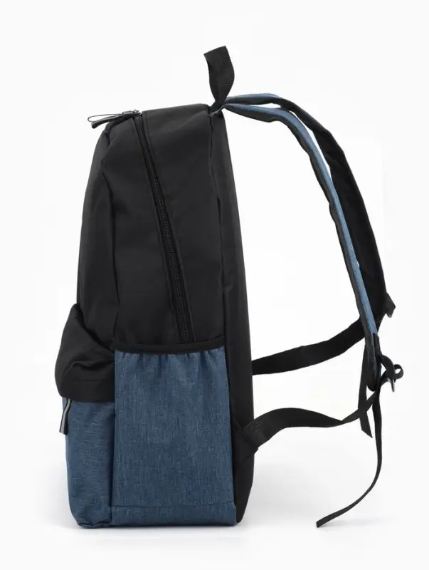 Рюкзак школьный, 1 отделение, 4 кармана, 30&times;12&times;43 см, синий