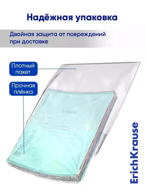 Тетрадь 12 листов в линейку ErichKrause CoverPro matt Dream, МИКС