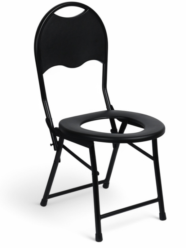 Стул - туалет туристический Maclay складной, со спинкой, 38×32×77 см, до 75 кг