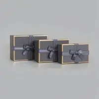Набор подарочных коробок 3 в 1, прямоугольные 23&times;16&times;9.5 21&times;14&times;8.0 19&times;12&times;6.5 см