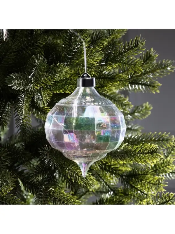 Ёлочная игрушка светодиодная &laquo;Ретро&raquo;, 17&times;12 см, 12 LED, от батареек ААх2, свечение тёплое белое