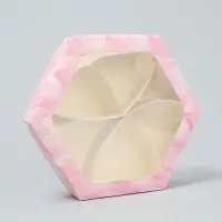 Коробка кондитерская складная, упаковка &laquo;Зефир&raquo;, 23&times;20&times;4 см