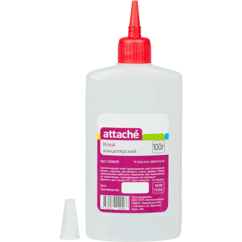 Клей канцелярский синтетический Attache 100 мл