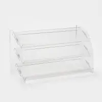 Горка 3 ступеньки угол 30, 33&times;17&times;19 см, оргстекло 2 мм
