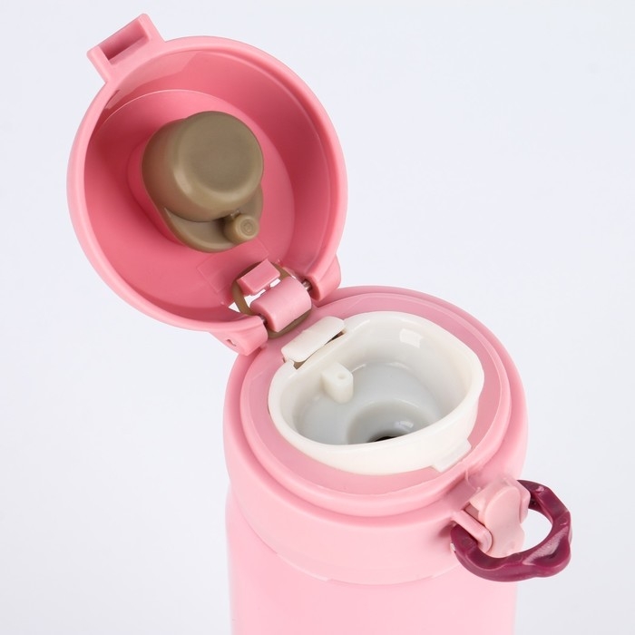 Термос, 420 мл, Топ Термос, 420 мл, Топ "Мур-мур люблю гламур", сохраняет тепло 8 ч