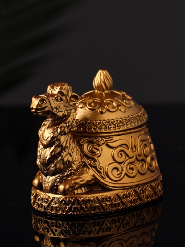 Шкатулка с крышкой Шкатулка с крышкой "Верблюд" 11х8х7 см, бронза