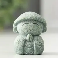 Фигурка песчаник &laquo;Маленький монах в азиатской шляпе&raquo;, 3.5&times;4&times;4.5 см