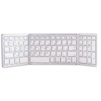 Складная беспроводная клавиатура B089 (серебро) (40 шт/кор)