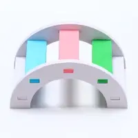 Лесенка для грызунов с цветными ступеньками, белый