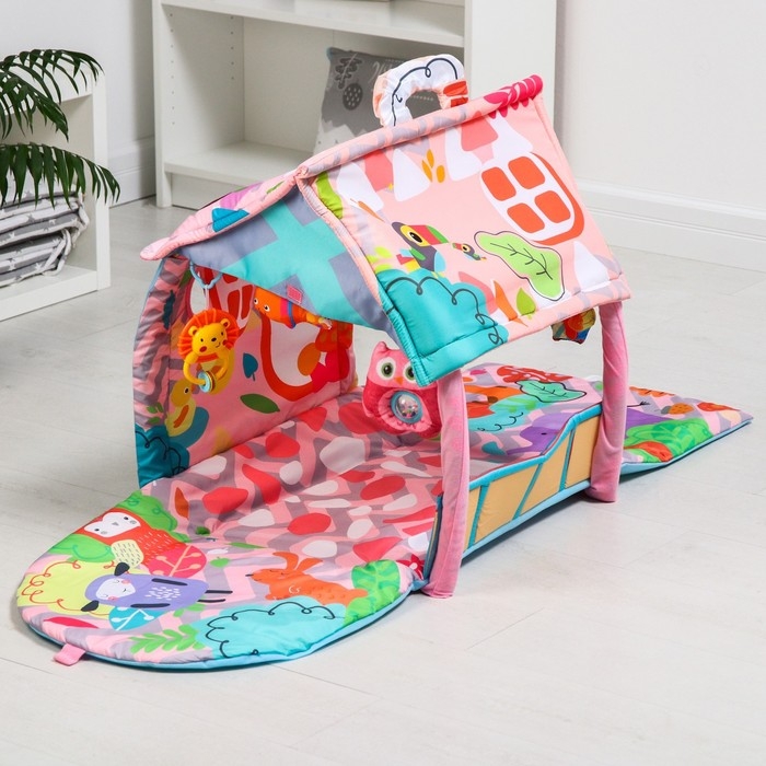 Развивающий коврик «Тропинка к дому», с дугами, 73х73х0,5 Развивающий коврик «Тропинка к дому», с дугами, 73х73х0,5