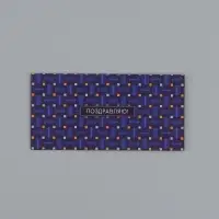 Конверт для денег &laquo;Поздравляю&raquo;, клетка, 16,5 х 8 см