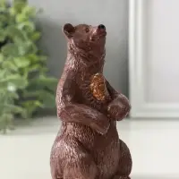 Фигурка гипс &laquo;Медведь тотемный&raquo;, 11 см, коричневый