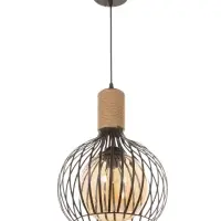 Светильник &laquo;Клубок&raquo; 1&times;40 Вт Е27 черный 28&times;28&times;28 см