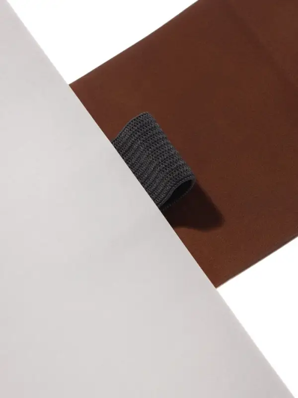 Ежедневник недатированный формат А5, с хлястиком, 96л, линия, пвх, Коричневый Ежедневник недатированный формат А5, с хлястиком, 96л, линия, пвх, Коричневый