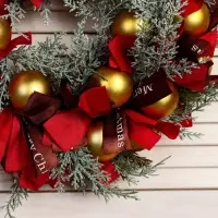 Венок новогодний d=30 см &laquo;Зимнее волшебство. Уютная сказка&raquo;