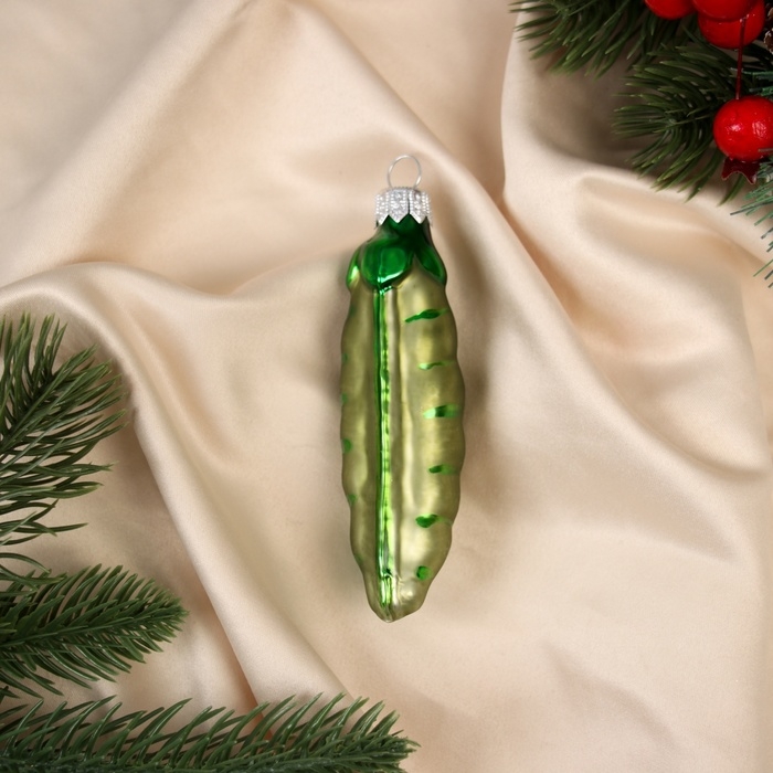 Елочное украшение Елочное украшение "Горох", в подарочной упаковке, h-10 см
