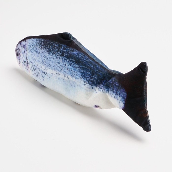 Игрушка для кошек  Игрушка для кошек "Форель" с двигающимся хвостом и с USB-зарядкой, 28 см