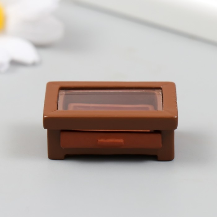 Декор для творчества полистоун Декор для творчества полистоун "Журнальный столик" 4х1,6 см