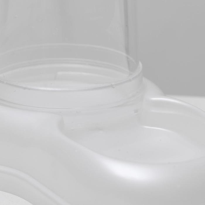 Автопоилка/автокормушка 0,6 л, белая перламутр Автопоилка/автокормушка 0,6 л, белая перламутр