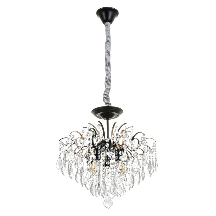 Люстра Люстра "Далила" 5хЕ14 40Вт черный золото 40х40х39см BayerLux