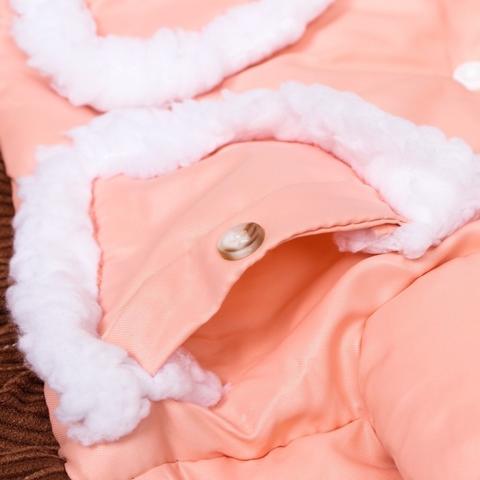 Комбинезон Комбинезон "Малыш", размер 12 (ДС 28 см, ОГ 38 см, ОШ 27 см), бежево-коричневый