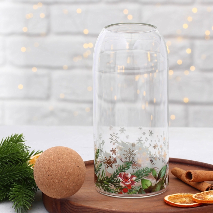 Новый год. Банка для хранения «Зимние истории», 1000 мл Новый год. Банка для хранения «Зимние истории», 1000 мл