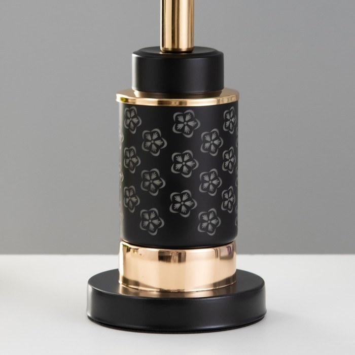 Настольная лампа Настольная лампа "Маруна" Е27 40Вт черный 25х25х42 см RISALUX