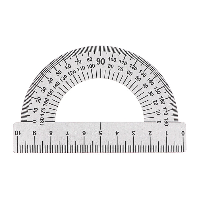 Набор транспортиров 180 градусов, 10 см, 3 штуки, Calligrata, стальной Набор транспортиров 180 градусов, 10 см, 3 штуки, Calligrata, стальной